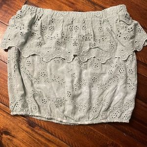 Young Fabulous and Broke Green Tube Top